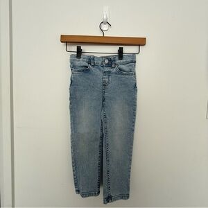 H&M boys straight cut Blue washed out Jeans 4-5T